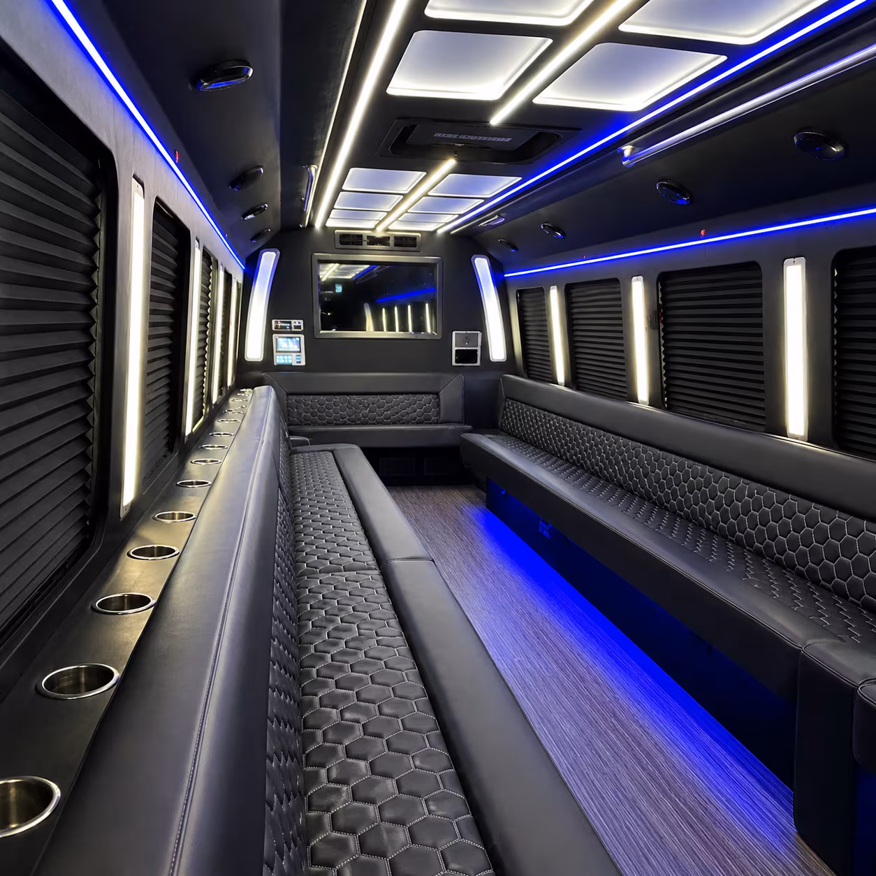 shoreline party bus rentals inside